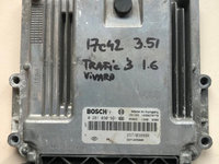 ECU Calculator motor Renault Trafic 1.6 DCI, cod 0281030991 237103888R