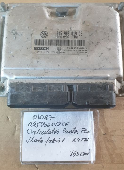 ECU Calculator motor Skoda Fabia 1 1.4Tdi 045906019CE 01087 1C/L31