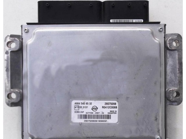 ECU Calculator motor Ssangyong Actyon 2.0 d A6645406532 DCM3.2AP {
