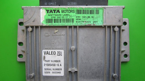 ECU Calculator motor Tata Indica 1.4 27911521