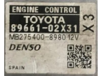 ECU Calculator motor Toyota Corolla 2.0 89661-02X31 MB275400-8980 {