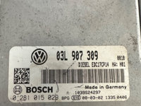 ECU calculator motor Volkswagen cod 03L 907 309 / 0 281 015 029