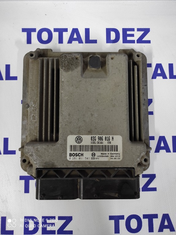 ECU calculator motor VW Caddy 2.0SDI cod 03G906016N 0281011541 EDC16U1