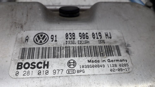 ECU Calculator motor VW Golf 4 Audi A3 8L Skoda Octavia 1 1.9 TDI 038906019HJ