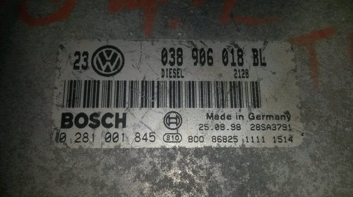 ECU Calculator motor VW Golf4 1.9TDI 0281001845 EDC15V AGR