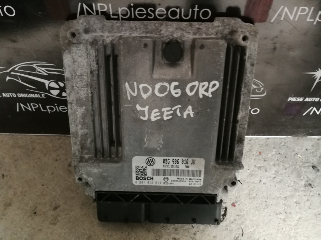 Ecu calculator motor vw jetta 1.9 tdi BKC cod: 03G906016JK 0281012614 EDC16U1