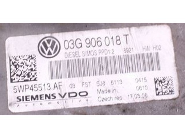 ECU Calculator motor VW Passat 2.0TDI 03G906018T 5