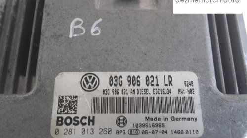 ECU / Calculator motor VW Passat B6 cod 036G9