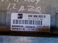 Ecu Calculator Motor VW Polo/Skoda Fabia/Seat Ibiza Cod 03E906033 A