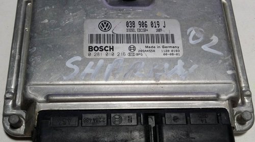 ECU Calculator motor VW SHARAN 1.9 tdi 028101