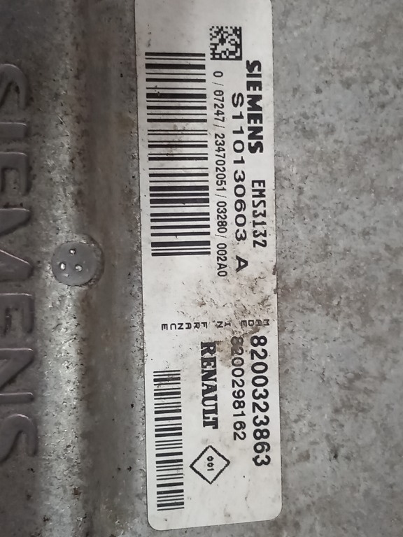 ECU Dacia Solenza 1.4 MPI cod-S110130603