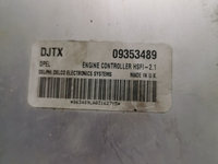 ECU kit Calculator Motor Opel Astra G Zafira A Vectra B 1.6 09353489 DJTX