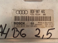 Ecu motor a4 b6 2,5,cod piesa 8E0907401