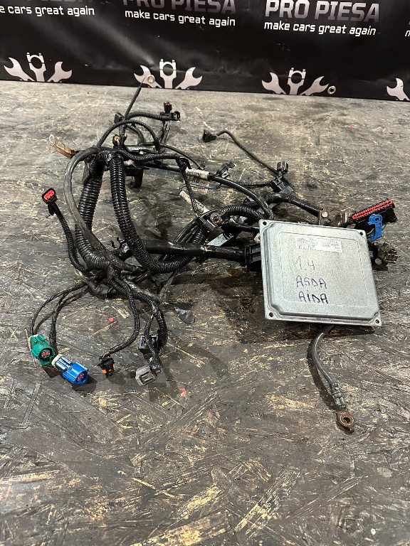 ECU si instalatie motor Ford 1.4 benzina euro 5 ASDA ASDB - imagine 1
