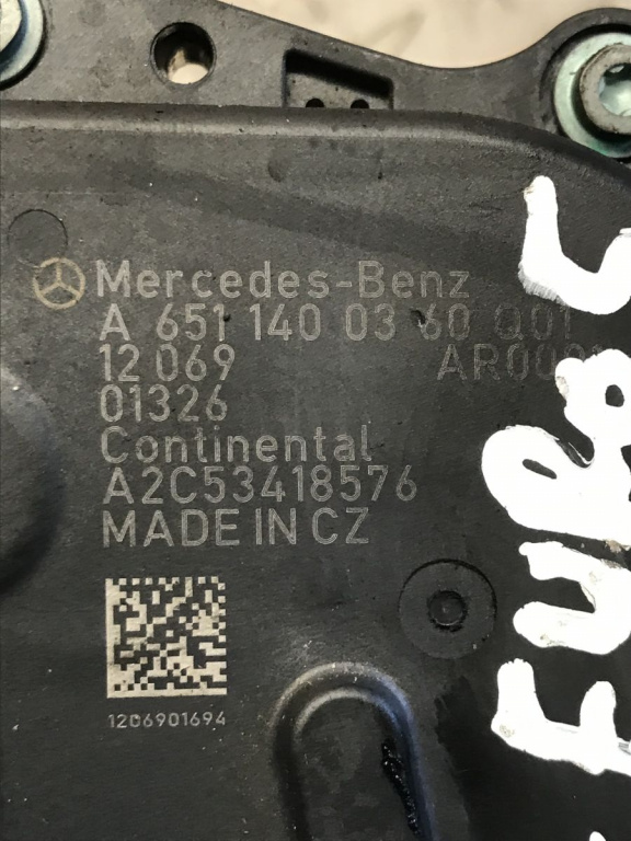 EGR Mercedes C-Class W204 2013, COD- A65