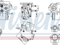 EGR VW EOS (1F7, 1F8) 1.6 FSI 115cp NISSENS NIS 98236 2006 2007 2008