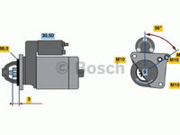 Electromotor 0 986 018 360 BOSCH pentru Renault ScEnic Renault Laguna Renault Megane