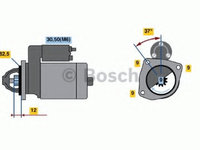 Electromotor 0 986 018 450 BOSCH pentru Fiat Punto Fiat Doblo Fiat Palio Fiat Strada