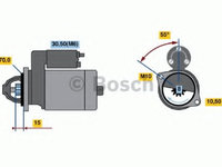 Electromotor 0 986 018 630 BOSCH pentru Nissan Almera Nissan Primera Nissan Pulsar