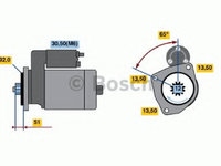 Electromotor 0 986 021 480 BOSCH pentru Vw Jetta Vw Vento Volvo 760 Bmw Seria 5