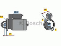 Electromotor 0 986 023 790 BOSCH