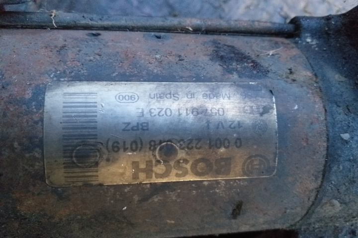 Electromotor 057911023E 057911023E Audi A8 D3/4E [2002 - 2005] Sedan 4.0 TDI tiptronic quattro (275 hp)