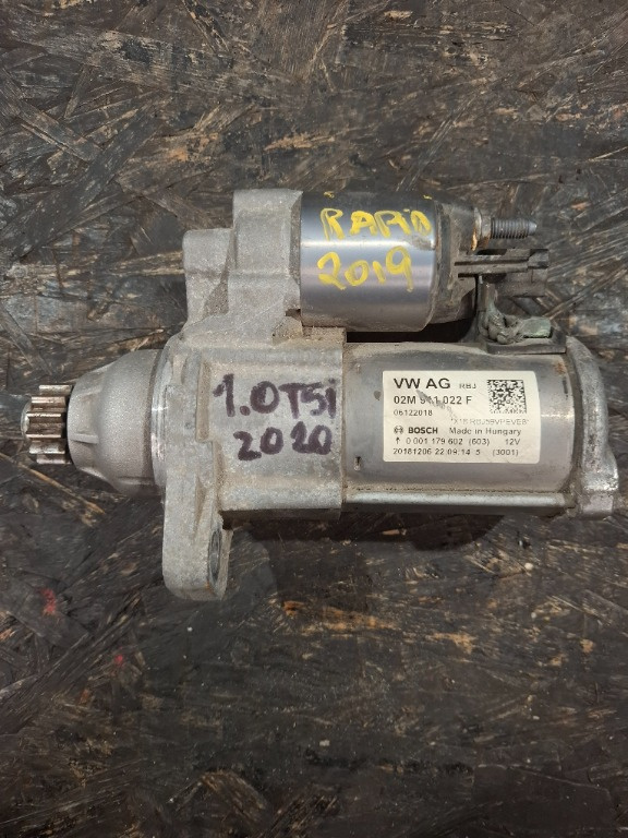 Electromotor 1.0TSI 02M911022F OEM Volkswagen (Rapid, Scala, Polo, Golf) - imagine 1