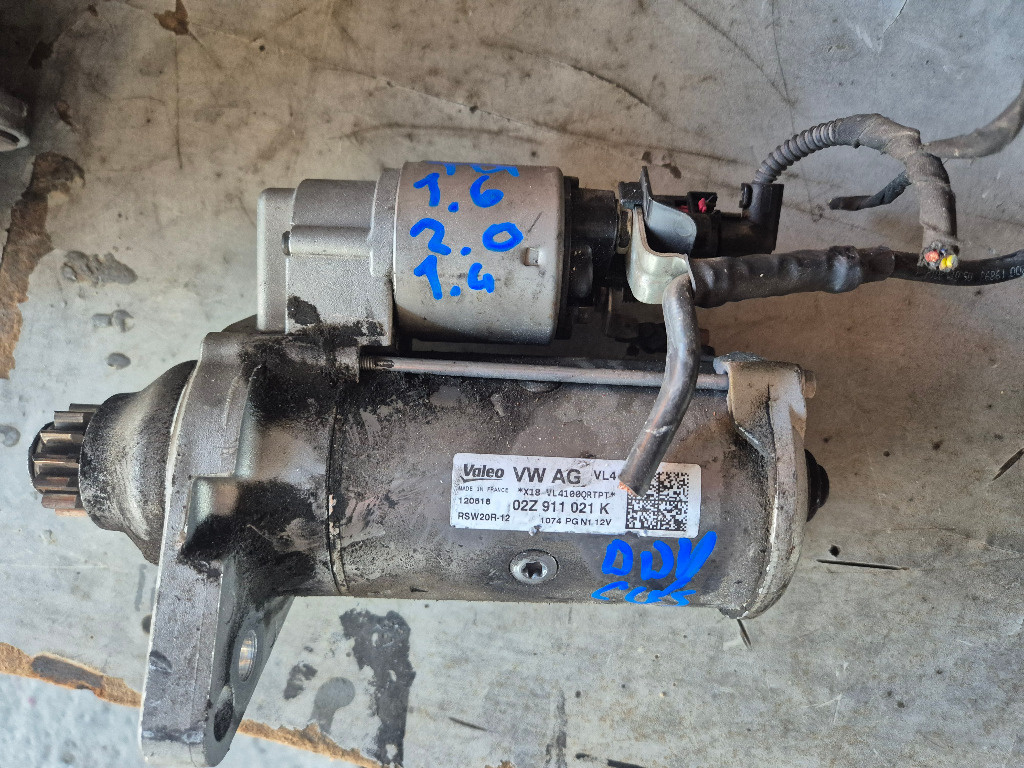 Electromotor 1.6 TDI E6 DDY DGT 1.4 tdi CUS 02Z911021K