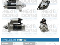 Electromotor 12V 1kW TOYOTA YARIS YARIS VERSO 1.3/1.5 08.99-11.05 MEAT-DORIA 5040183