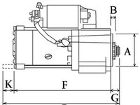 Electromotor 12V 23kW ISUZU D-MAX I OPEL CAMPO 2.5D 07.01-06.12 CARGO CAR116525