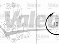 Electromotor 458228 VALEO pentru Opel Corsa Opel Kadett Opel Vectra Chevrolet Aveo Opel Vita Opel Tigra Daewoo Espero Daewoo Cielo Daewoo Nexia Daewoo Tico