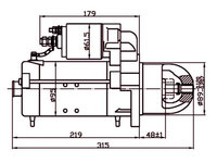 Electromotor 861314 PRESTOLITE ELECTRIC