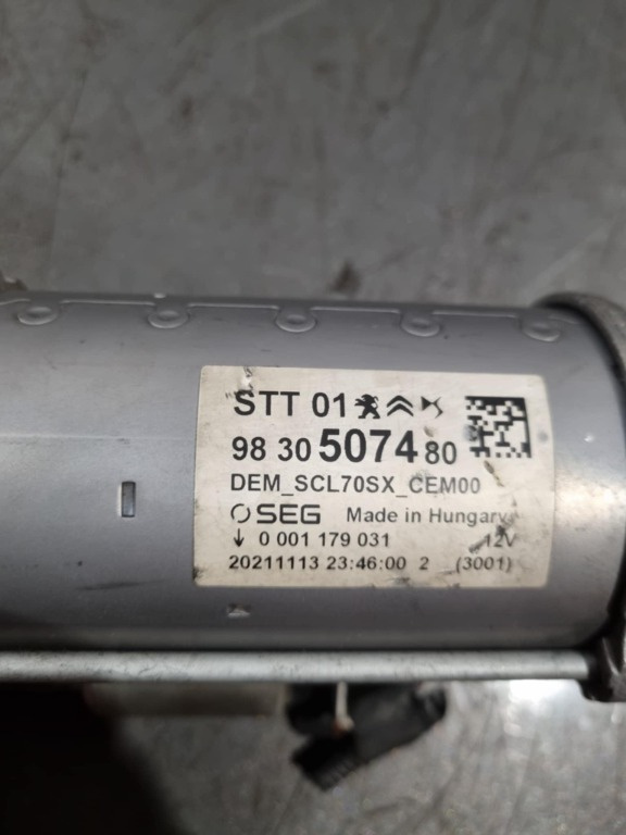 Electromotor 9830507480 Citroen ë-C4 X 