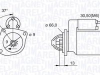 Electromotor ALFA ROMEO 147 937 MAGNETI MARELLI 063521074110