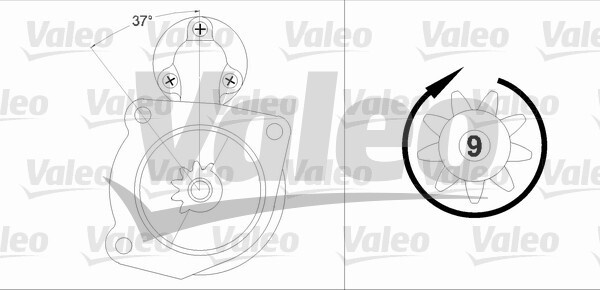Electromotor # Alfa romeo 156 2.4 [932] jtd [932b1] motorina 136cp/100kw AR 32501 1997 1998 1999 2000 2001 2002 2003 # 458212 # VALEO