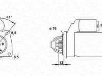 Electromotor ALFA ROMEO GTV 916C MAGNETI MARELLI 943251266010