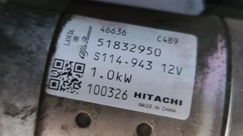 Electromotor alfa romeo mito 1.4 benzina 2013 lancia fiat 51832950