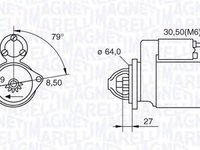 Electromotor ALFA ROMEO MITO 955 MAGNETI MARELLI 063280045010