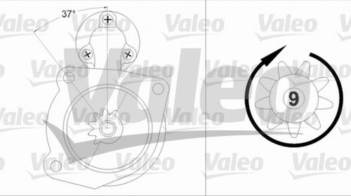 Electromotor ALFA ROMEO MITO 955 VALEO 458212