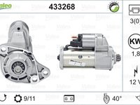 Electromotor AUDI A3 8L1 VALEO 433268