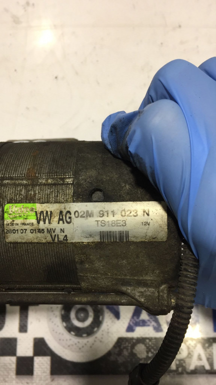 ELECTROMOTOR AUDI A3 8P 2007 2.0 TDI BKD