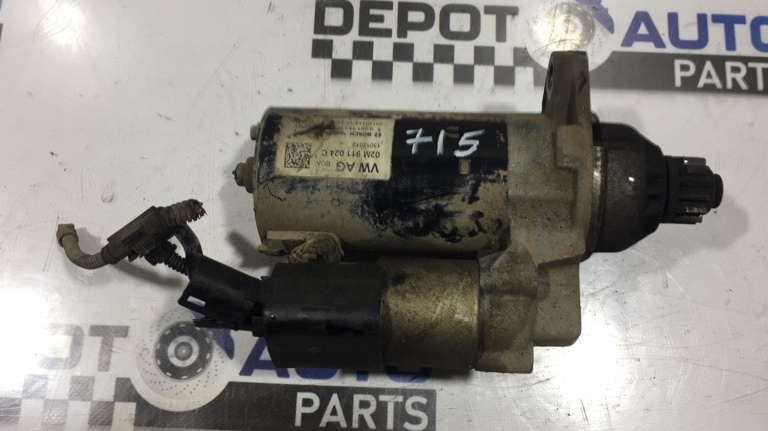 ELECTROMOTOR AUDI A3 8P 2012 2.0 TDI CFFB COD 02M 911 024 C / 02M911024C / 0 001 153 009 (id: 715)