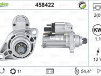 Electromotor AUDI A3 8P1 VALEO 458422