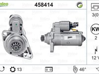 Electromotor AUDI A3 Sportback 8PA VALEO 458414