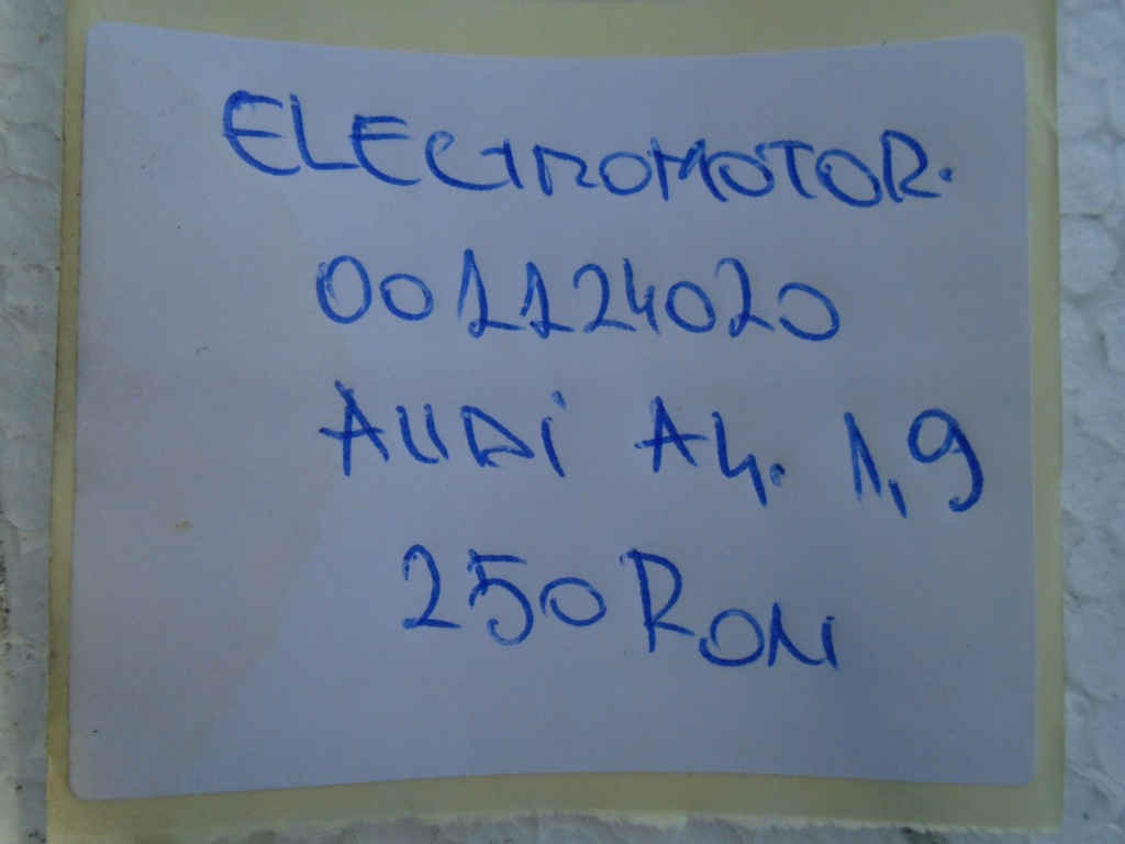 Electromotor audi a4 1.9 cod 001124020