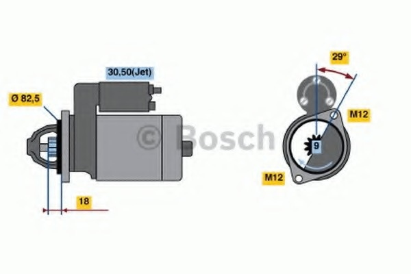 Electromotor # Audi A4 2.0 cabriolet [8h7; b6; 8he; b7] tdi motorina 136cp/100kw BRC 2006 2007 2008 2009 # 0 986 021 610 # BOSCH