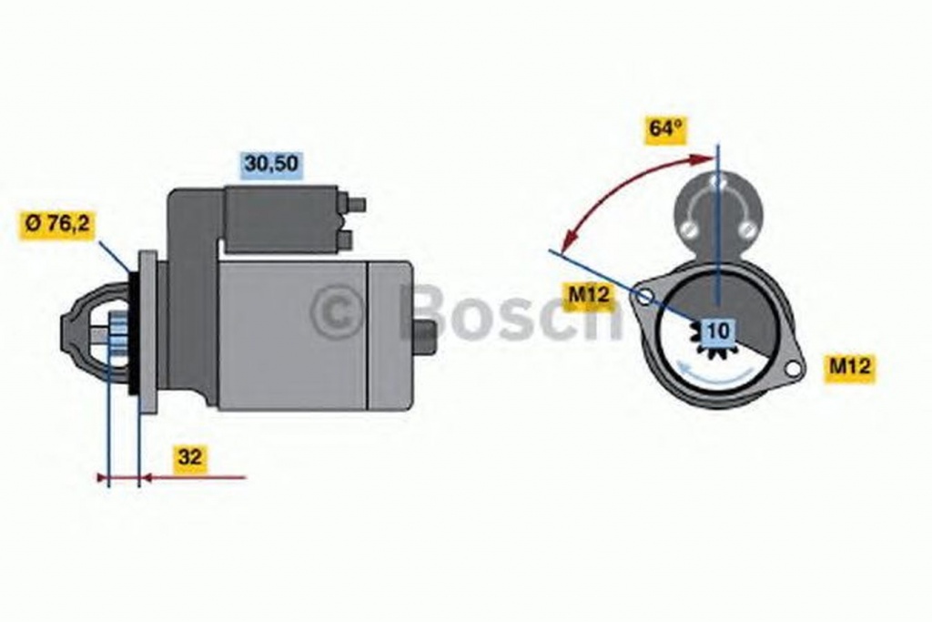 Electromotor AUDI A4 8D2 B5 BOSCH 0986018020