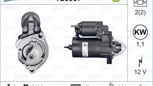 Electromotor AUDI A4 8D2 B5 VALEO 726037