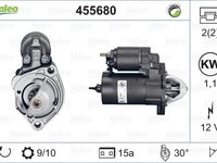 Electromotor AUDI A4 8E2 B6 VALEO 455680