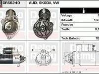 Electromotor AUDI A4 8EC B7 DELCOREMY DRS6240